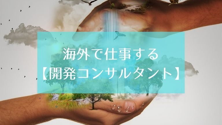 国際協力の専門家として海外で仕事する 開発コンサルタントとは ぐりぐら
